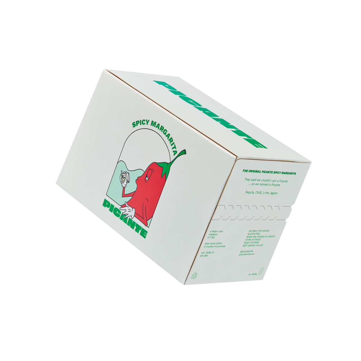 ORIGINAL PICANTE SPICY MARGARITA FRIDGE PACK 6X CANS