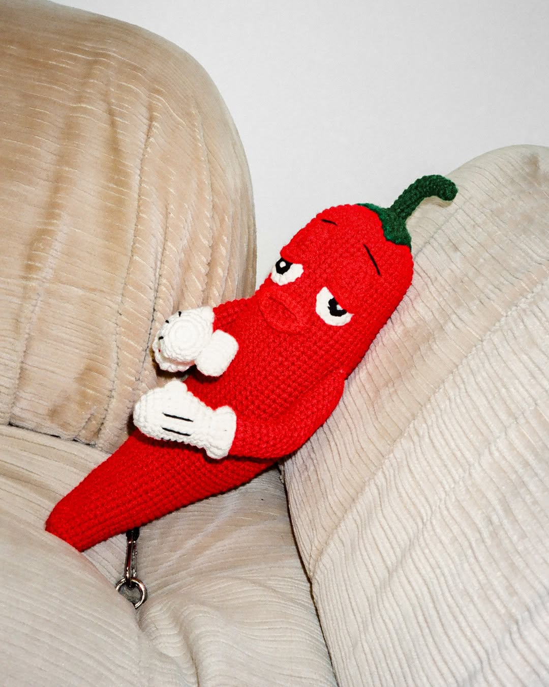 HAND-KNITTED CROCHETED CHARLIE CHILLI